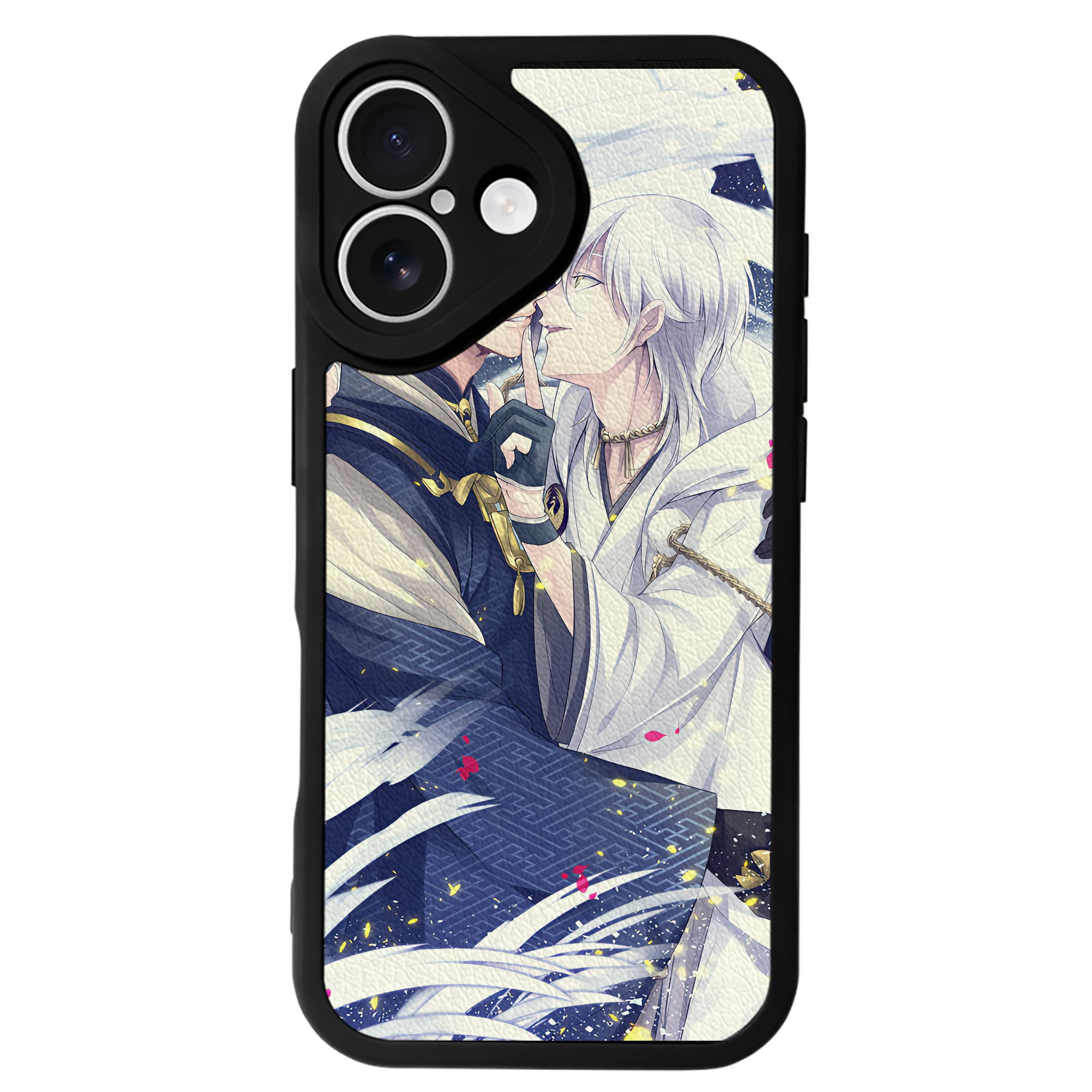 （画像用） 刀剣乱舞 Touken Ranbu 【iPhone 16シリーズ対応】シリコンスマホケース（レザー調） 材質：シリコン